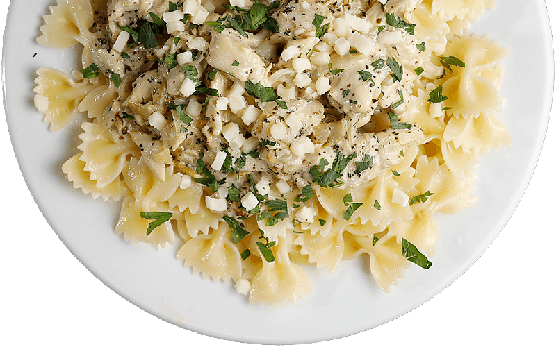 Makaron Farfalle Alfredo