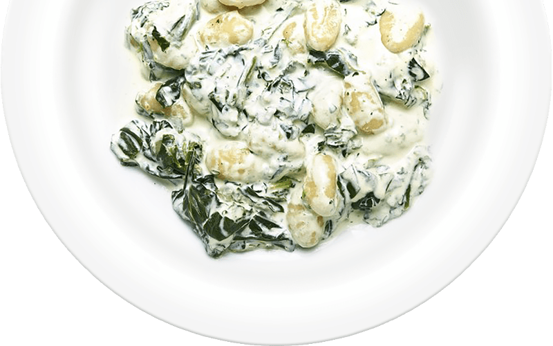 3. GNOCCHI CON GORGONZOLA E SPINACI