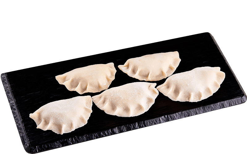 Pierogi z Grzybowe  pieczarki, mun, shitake   cebulka podsmażona